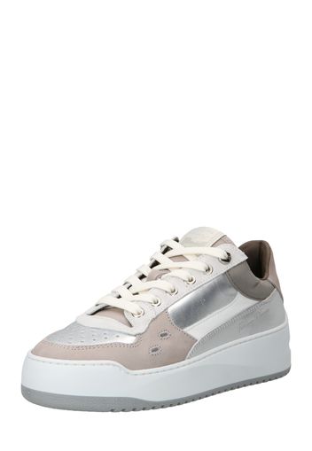 Filling Pieces Scarpa stringata 'Avenue'  talpa / argento / bianco