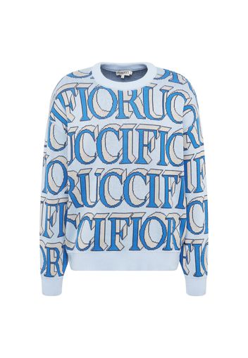 Fiorucci Pullover 'Intarsia'  stucco / blu / blu chiaro