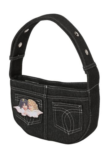 Fiorucci Borsa a spalla  colori misti / nero denim