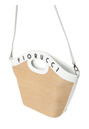 Fiorucci Borsa da spiaggia  marrone chiaro / nero / bianco