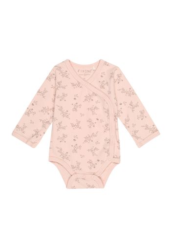 Fixoni Tutina / body per bambino  marrone chiaro / nero