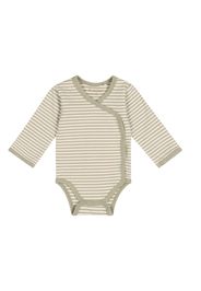 Fixoni Tutina / body per bambino  verde chiaro / beige