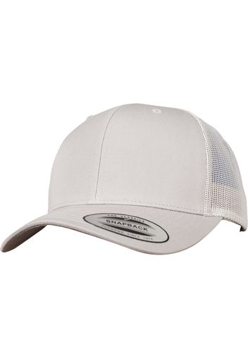 Flexfit Cappello da baseball 'Retro Trucker'  grigio chiaro / nero