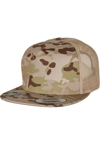Flexfit Cappello da baseball  beige / marrone / oliva