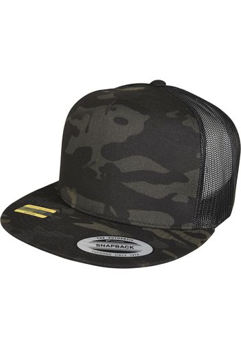 Flexfit Cappello da baseball 'Multicam Trucker'  giallo / cachi / verde scuro / nero / bianco