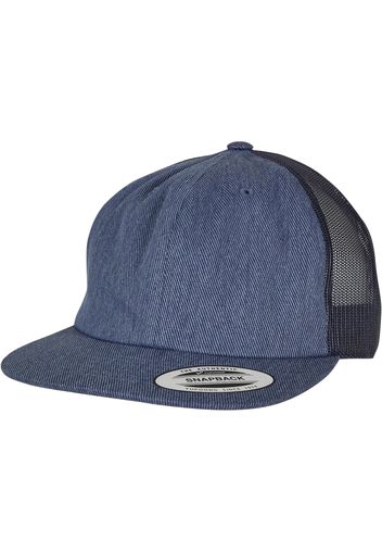 Flexfit Cappello da baseball 'Denim Trucker'  blu denim / bianco