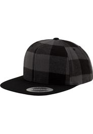 Flexfit Cappello da baseball 'CHECKED FLANELL'  grigio scuro / nero