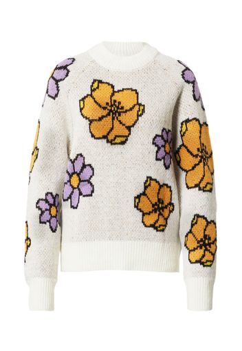 florence by mills exclusive for ABOUT YOU Pullover  lilla / arancione / offwhite