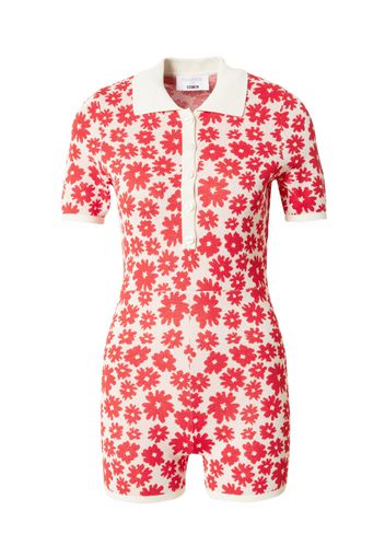 florence by mills exclusive for ABOUT YOU Tuta jumpsuit  beige / rosso