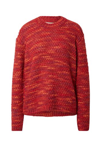 Folk Pullover  rosso scuro / lilla / arancione