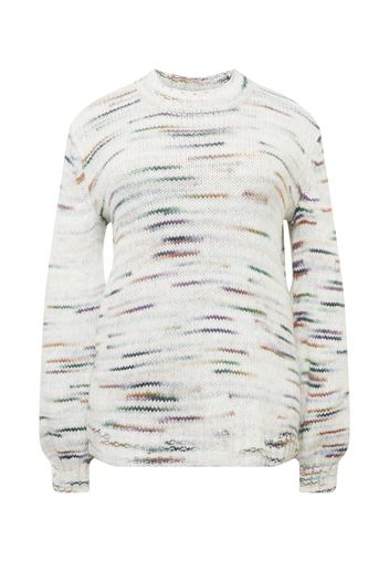 Fransa Curve Pullover 'SOFIE'  marrone / verde / prugna / bianco