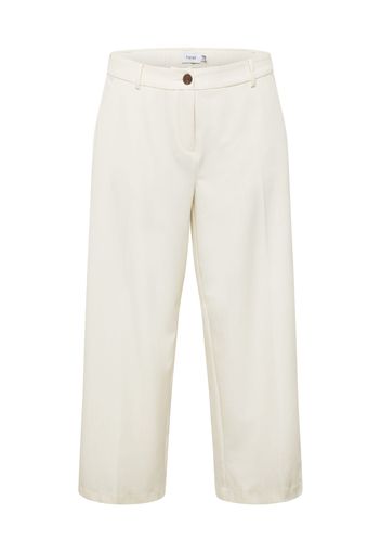 Fransa Curve Pantaloni con piega frontale 'MILENA'  bianco naturale