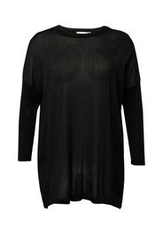 Fransa Curve Pullover  nero / argento