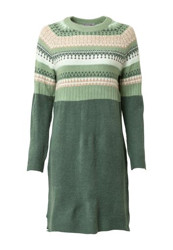 Fransa Abito in maglia 'ISABELLA'  sabbia / verde / mela / bianco