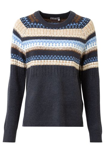 Fransa Pullover  sabbia / blu notte / blu chiaro / bianco