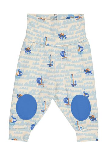 Fred's World by GREEN COTTON Pantaloni 'Pirate'  beige chiaro / blu / blu chiaro