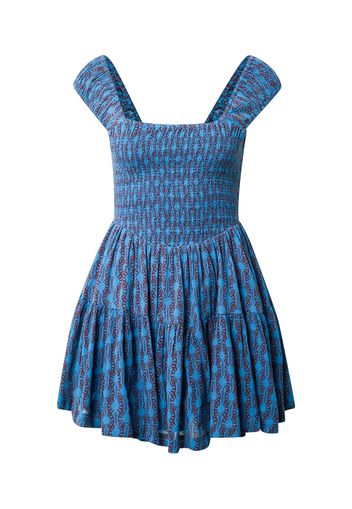 Free People Abito 'SWEET ANNIE'  blu / rosso ciliegia