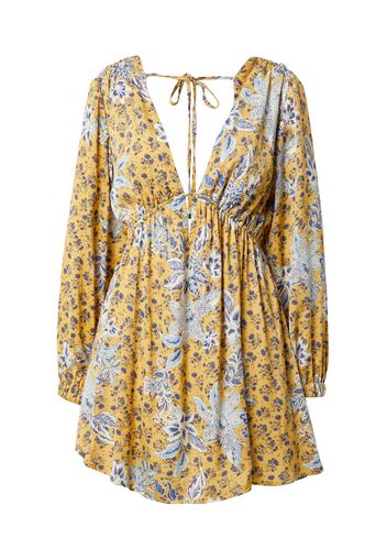 Free People Abito 'Soli'  marino / blu chiaro / curry / bianco