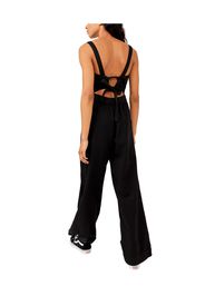 Free People Tuta jumpsuit 'CALL ON ME'  nero