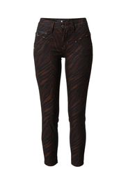 FREEMAN T. PORTER Pantaloni 'Alexa'  nero / cioccolato