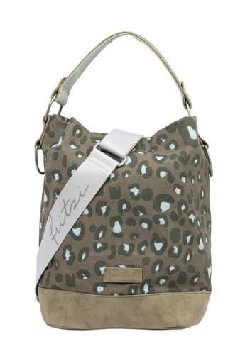 Fritzi aus Preußen Borsa a spalla 'Izzy'  blu chiaro / oliva / menta / verde scuro