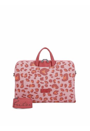 Fritzi aus Preußen Borsa per laptop 'Izzy'  arancione / rosa / rosso pastello