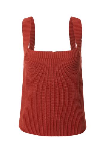 FRNCH PARIS Top in maglia  rosso ruggine