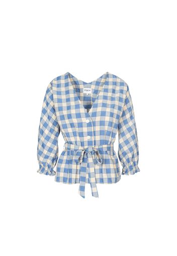 FRNCH PARIS Camicia da donna 'Fiona'  blu / blu chiaro / crema