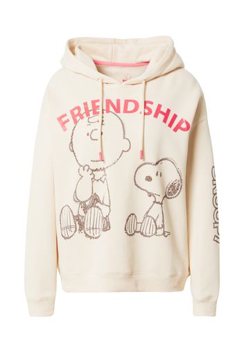 Frogbox Felpa 'Friendship Snoopy'  crema / rosso / nero