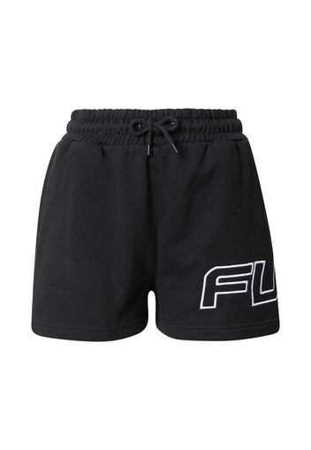 FUBU Pantaloni  nero / bianco