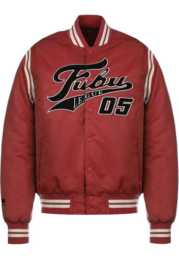 FUBU Giacca di felpa  rosso / nero / bianco