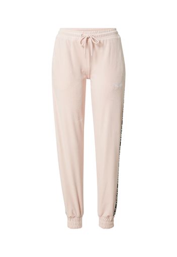 FUBU Pantaloni  rosa / nero / bianco