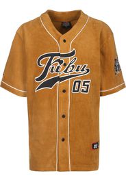 FUBU Maglietta 'Varsity Corduroy Baseball'  cognac / nero / bianco / rosso