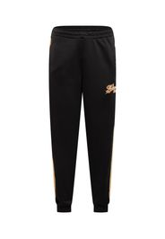 FUBU Pantaloni 'Varsity'  nero / bianco / arancione