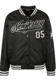 FUBU Giacca di mezza stagione 'New Jersey'  nero / bianco