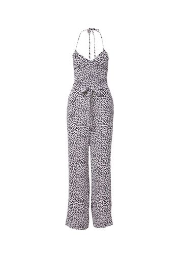 Funky Buddha Tuta jumpsuit  navy / bianco / porpora