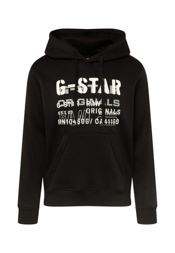 G-Star RAW Felpa  nero / bianco