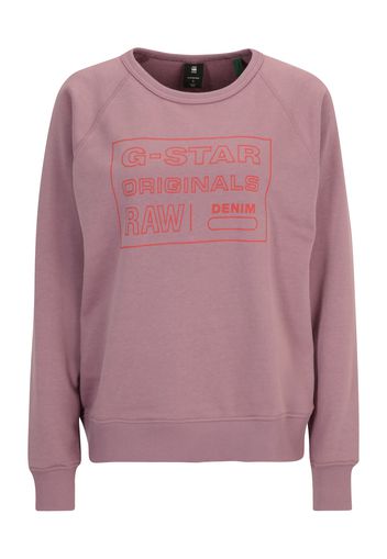 G-Star RAW Felpa  malva / arancione