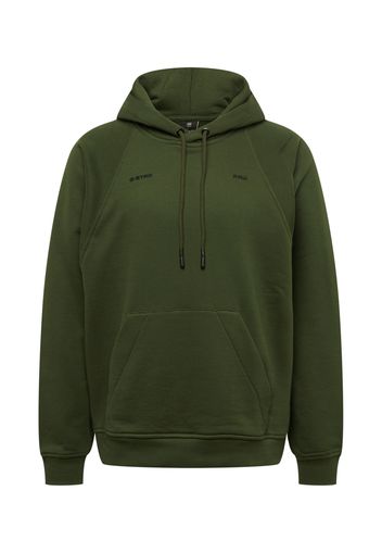 G-Star RAW Felpa  verde scuro / nero / bianco