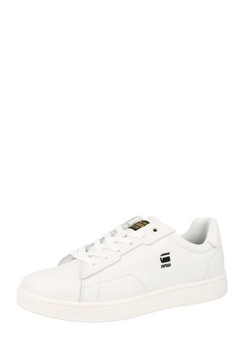 G-Star RAW Sneaker bassa 'Cadet lea'  nero / bianco