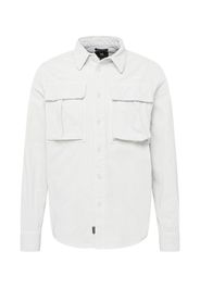 G-Star RAW Camicia  grigio chiaro / bianco