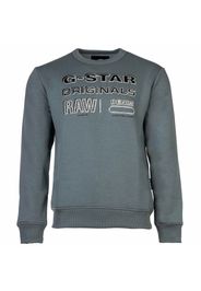 G-Star RAW Felpa  grigio / nero / bianco