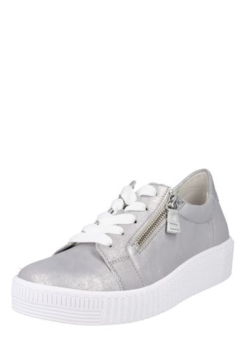 GABOR Sneaker bassa 'Artide Perl'  grigio argento / bianco