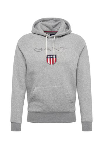 GANT Felpa  grigio sfumato / blu scuro / rosso / bianco