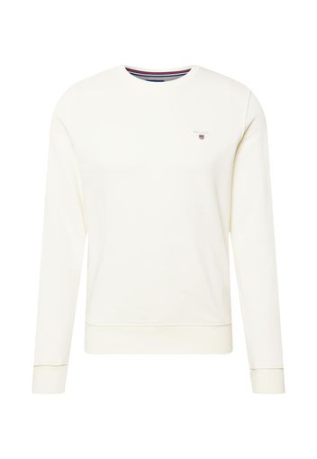 GANT Felpa  bianco / grigio chiaro / navy / rosso fuoco