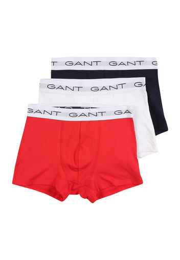 GANT Pantaloncini intimi  rosso / bianco / navy / grigio chiaro