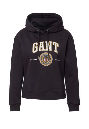 GANT Felpa  arancione / nero / bianco