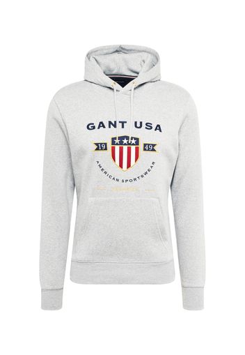 GANT Felpa 'BANNER'  navy / oro / grigio sfumato / rosso