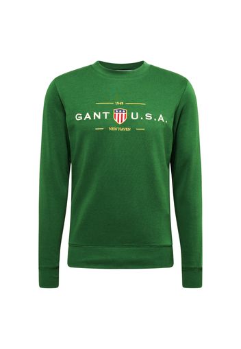 GANT Felpa  giallo oro / verde / granatina / bianco