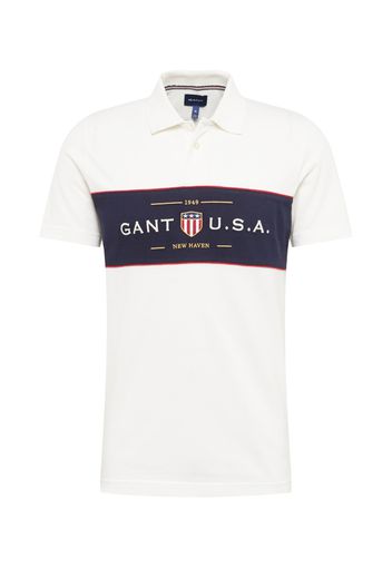 GANT Maglietta  écru / navy / rosso